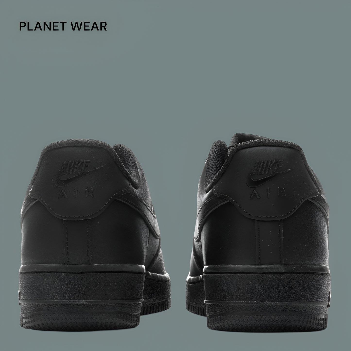 NIKE AIR FORCE ONE BLACK BLACK