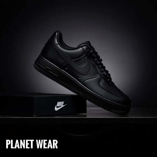NIKE AIR FORCE ONE BLACK BLACK