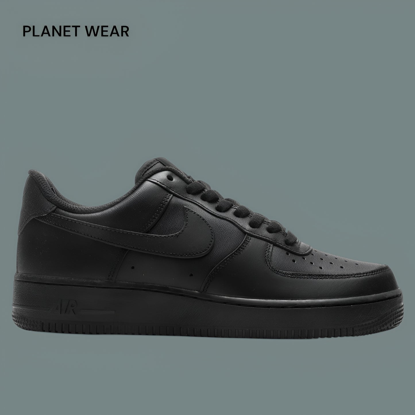 NIKE AIR FORCE ONE BLACK BLACK